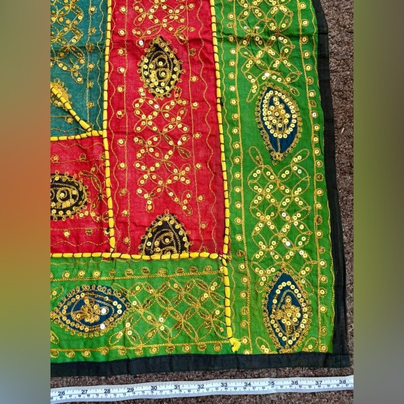 Colorful Geometric Patterned Tapestry - Picture 2 of 5